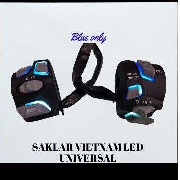 saklar vietnam led biru universal semua motor