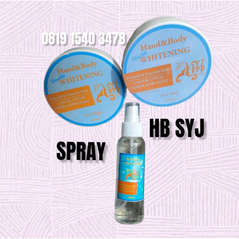 PROMO Paket Handbody 250ml SYJ + Spray 100ml ORIGINAL