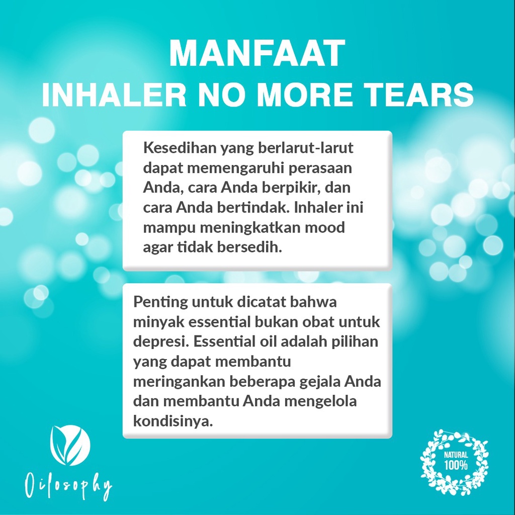 ESSENTIAL OIL INHALLER PERAWATAN EMOSI PENGURANG KESEDIHAN | AROMATERAPI | PENGGANTI DIFFUSER