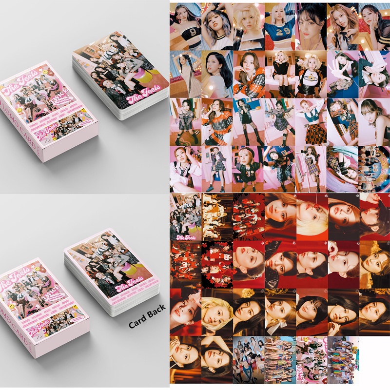 55pcs/box TWICE photocards 2022 TWICE4 The Feels Formula of Love Taste of Love Lomo Card HD Photo Card