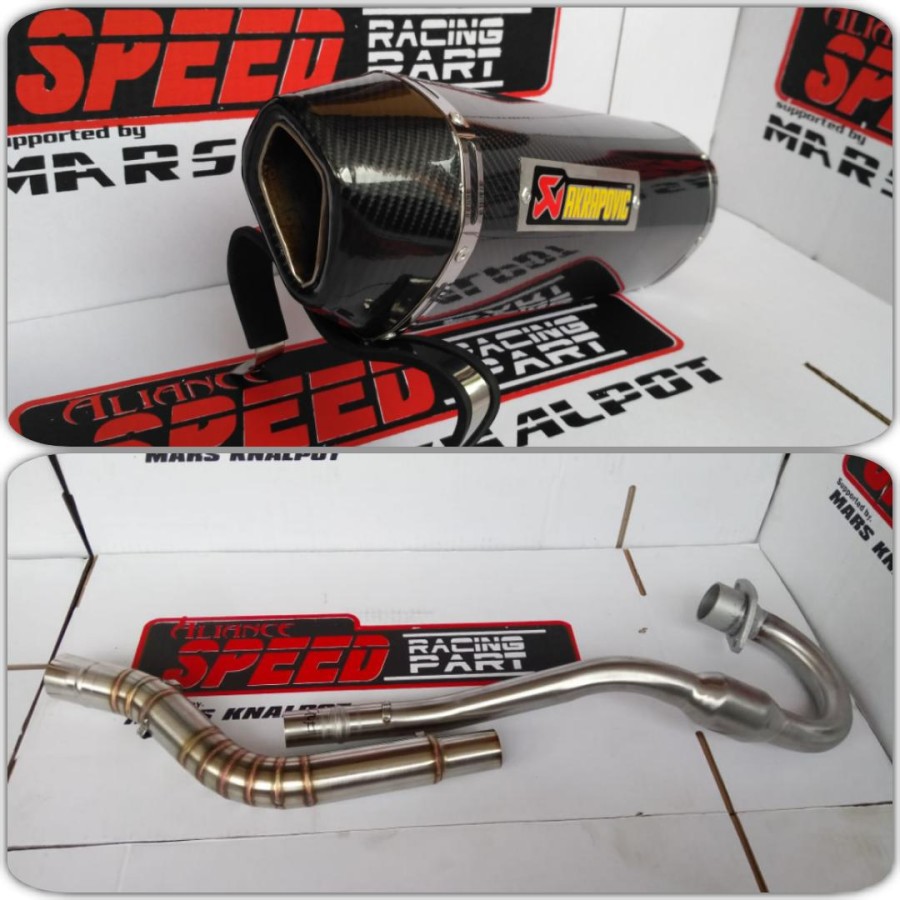 Knalpot Akrapovic KLX CRF Suara bass adem harian berkualitas