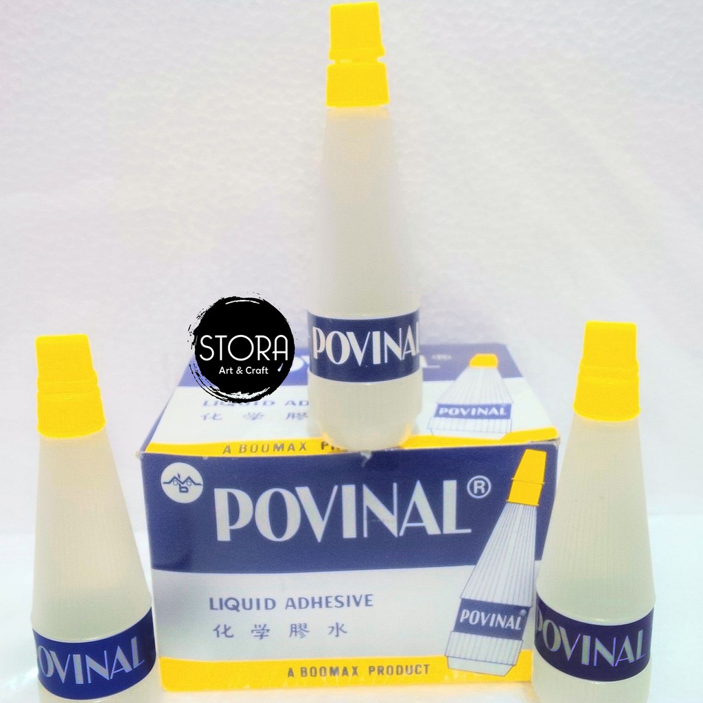 POVINAL Lem Kertas Cair 75 ml / Povinal Slime | Shopee