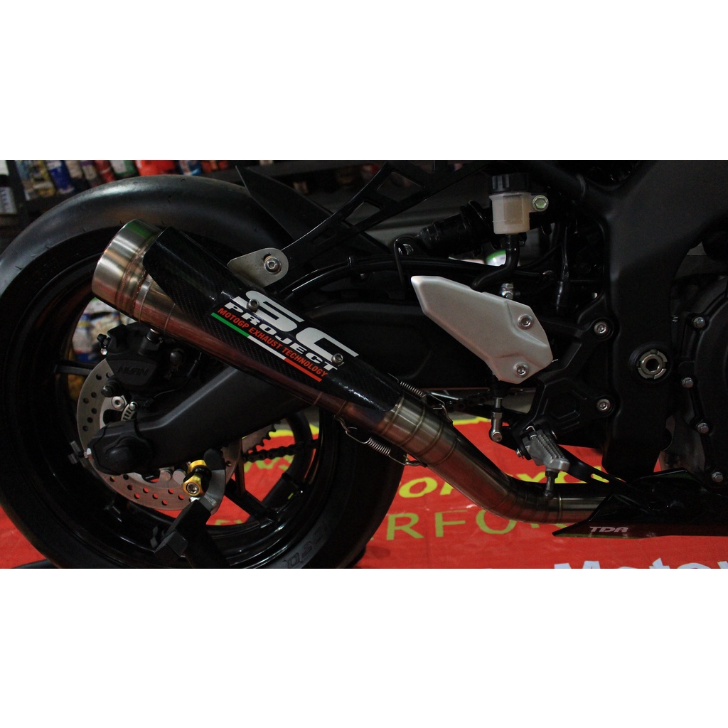 SC PROJECT KNALPOT ZX25R STAINLESS