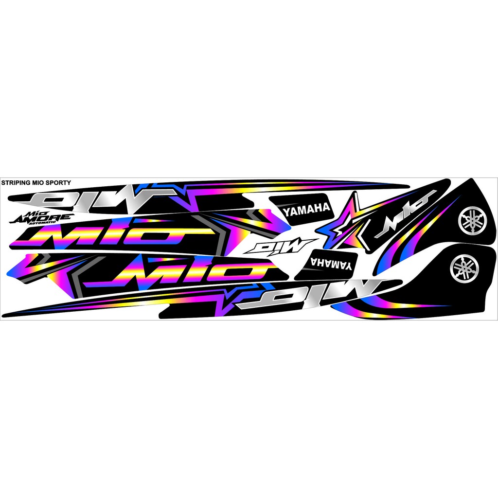 SMILE STRIPING VARIASI MIO SMILE.