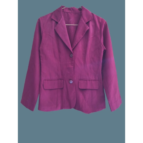 PRELOVED BLAZER WANITA MERAH MAROON