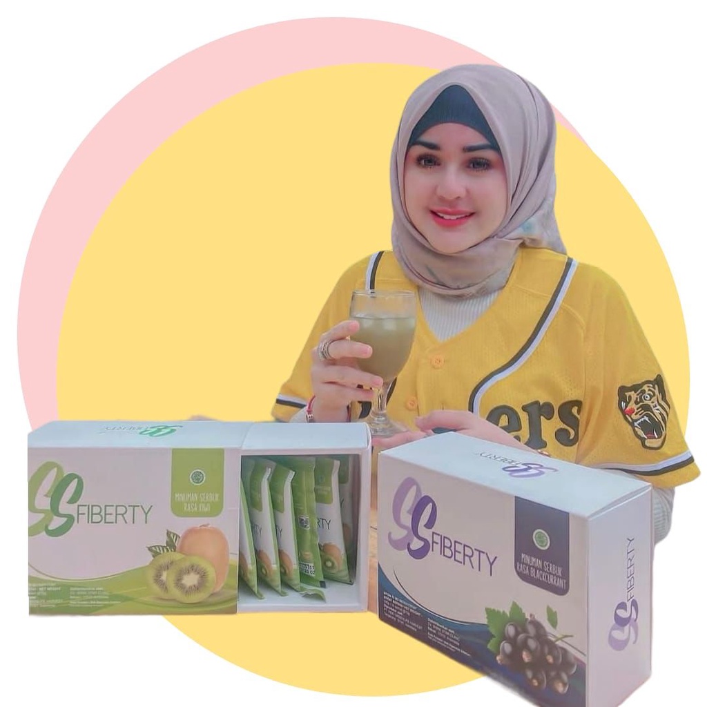 SHINESKIN SS Fiberty slim dan collagen BPOM dan HALAL minuman diet dan detoks