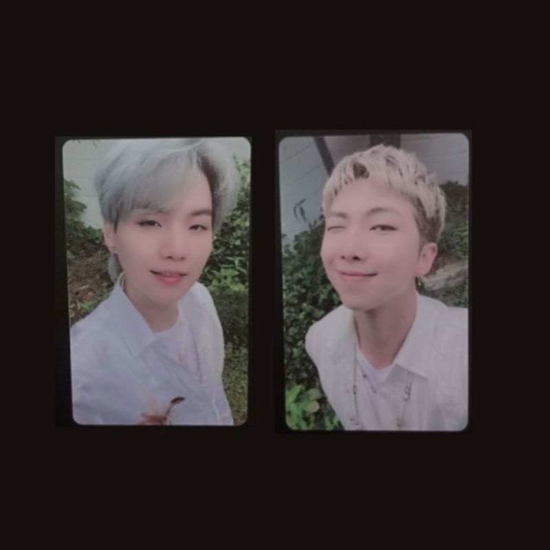 BTS Butter Powestation PWS Photocard PC Lucky Draw LD Official Suga Yoongi RM Namjoon