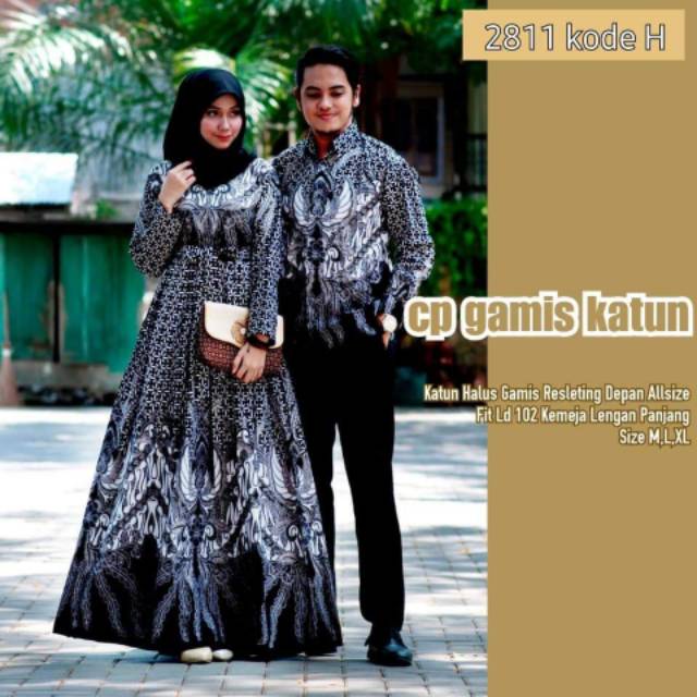 COUPLE GAMIS BATIK KEMEJA