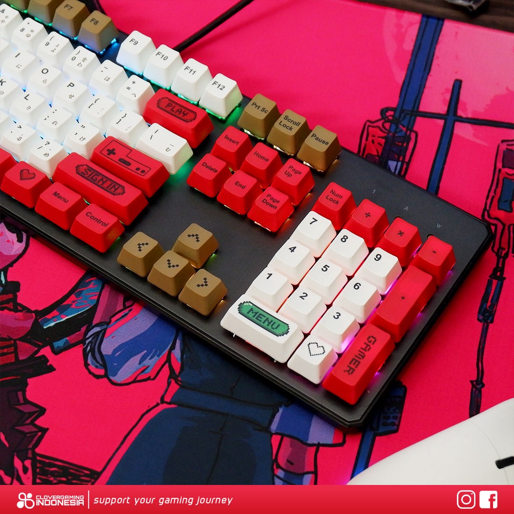 Keycaps Gameboy Classic Retro PBT Dye Sub - for Mechanical Keyboard