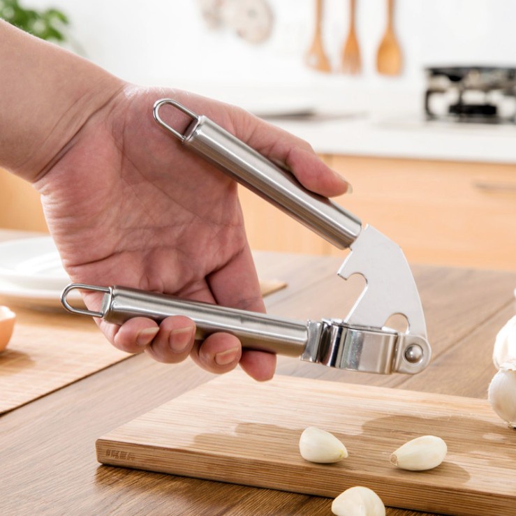 TERBARU ALAT PENGHANCUR BAWANG PUTIH STAINLESS GARLIC PRESS