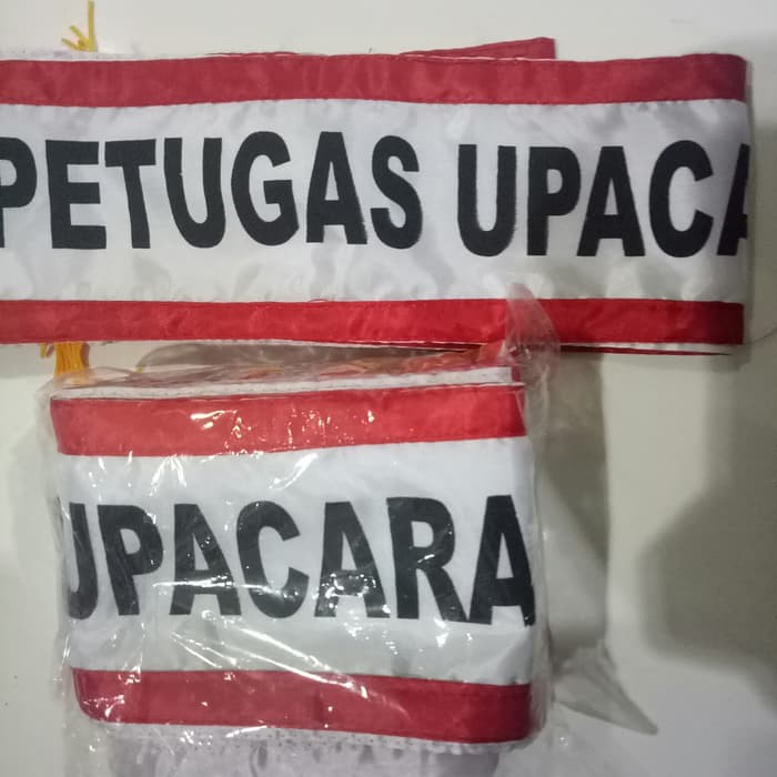 Selempang petugas upacara isi 10pc, perlengkapan upacara