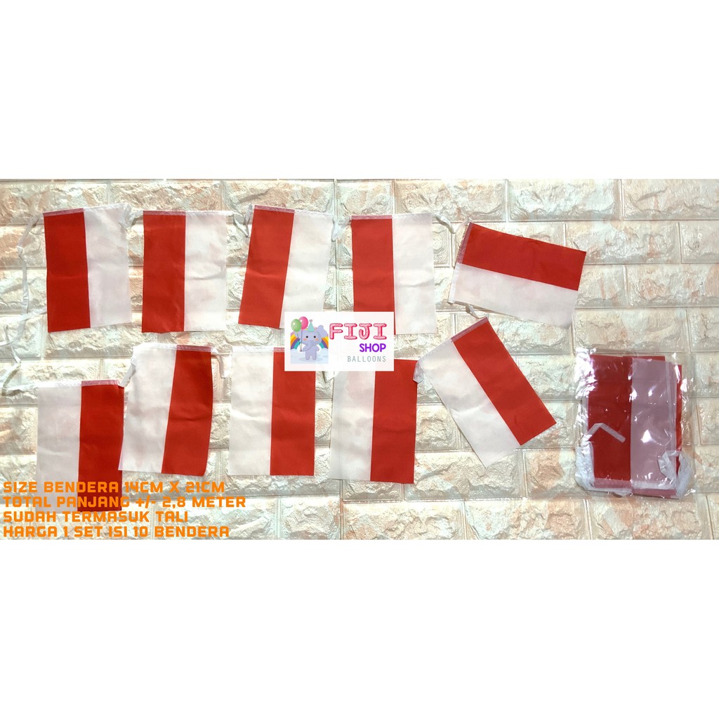 Bendera HUT RI / Bendera Merah Putih / Bendera Umbul2 Karnaval