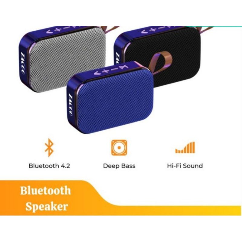 Bluetooth Speaker Wireless Deep Bass Hi-Fi Sound - TACOO