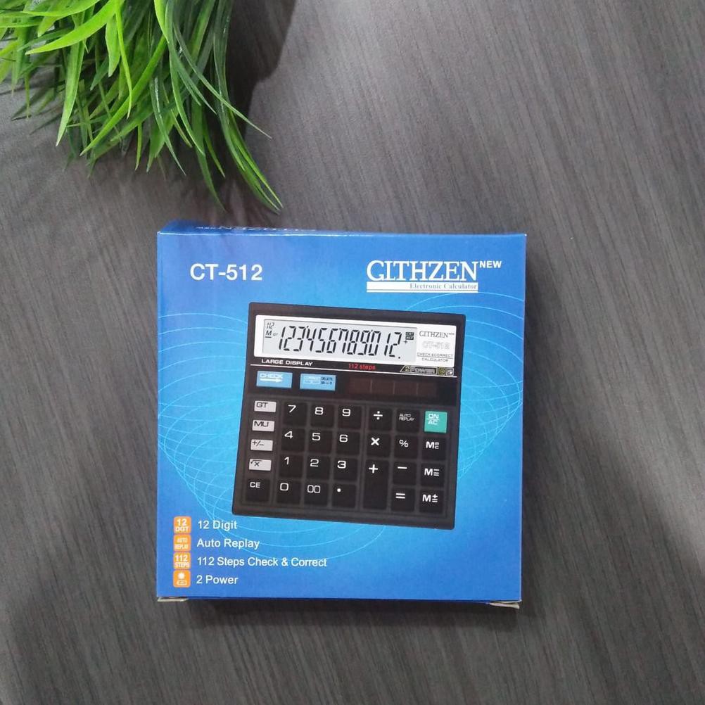 

dB2Code Kalkulator CLTHZEN CT-512 12Digit Mirip Citizen 512 GITHZEN(H8E6) (Kekinian)