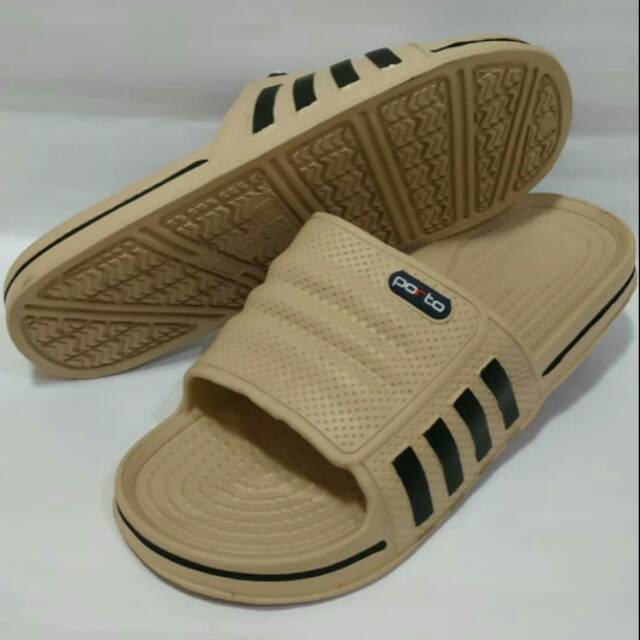 Sandal Slop Pria S39-44 Sandal Slop Karet Porto