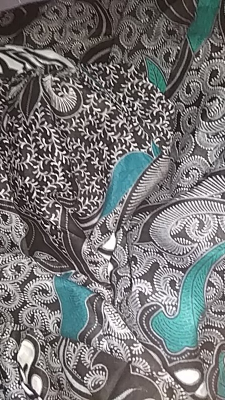 Batik Couple Keluarga Sania Ruffle Ori Ndoro Jowi Dnt Motif Rembulan Abu