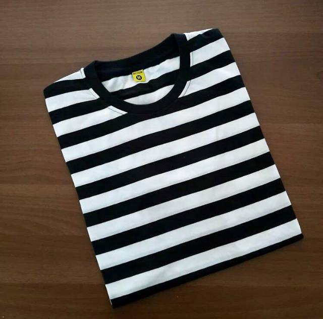 KAOS STRIPE GARIS BESAR / HEAVYWEIGHT / BLASTER / PRIA - WANITA / COTTON CVC 24s