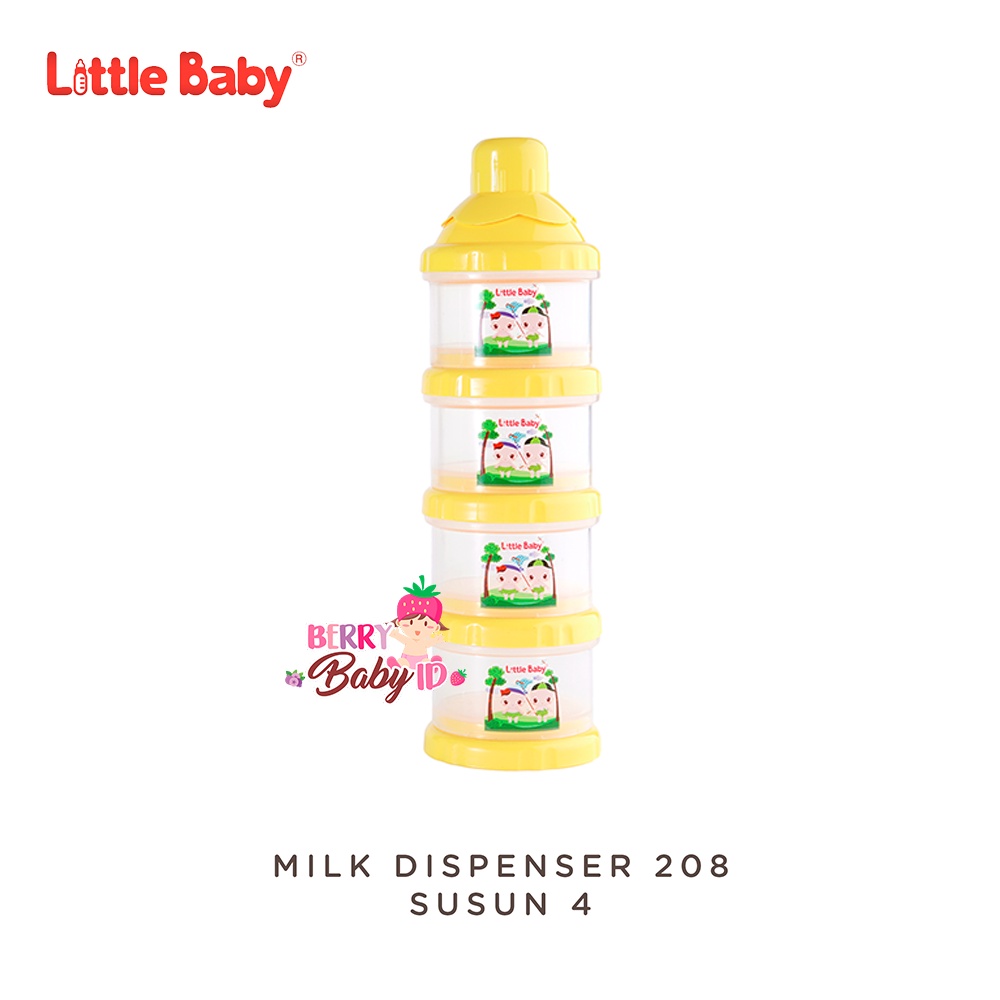 Little Baby Milk Dispenser Kontainer Wadah Susu Susun 4 #208 Berry Mart