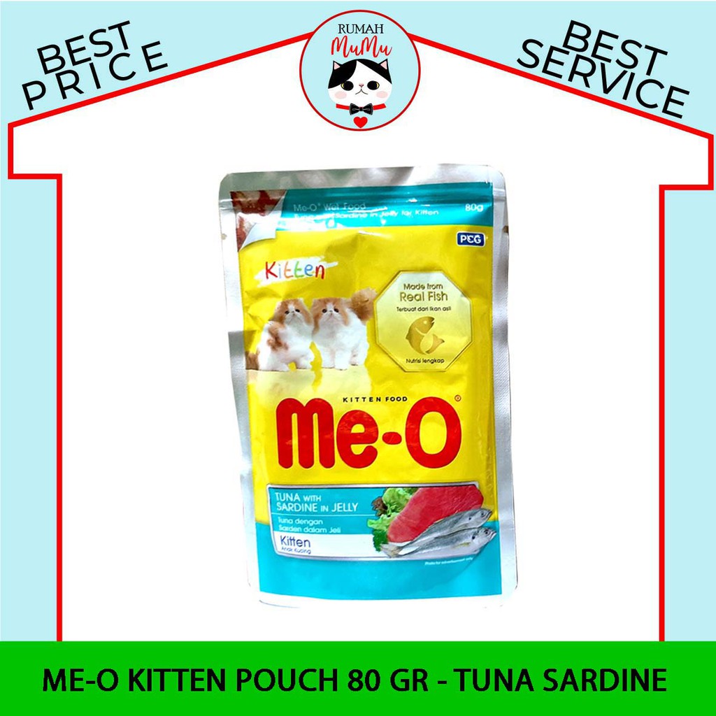 MAKANAN ANAK KUCING MEO POUCH 85gr KITTEN