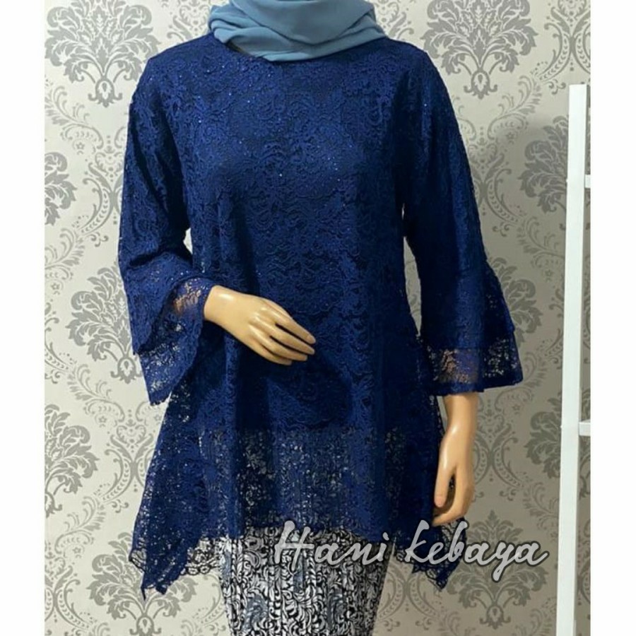 Jual Atasan Kebaya Bianca Rinjani Jumbo Aneka Warna / Atasan Kebaya ...