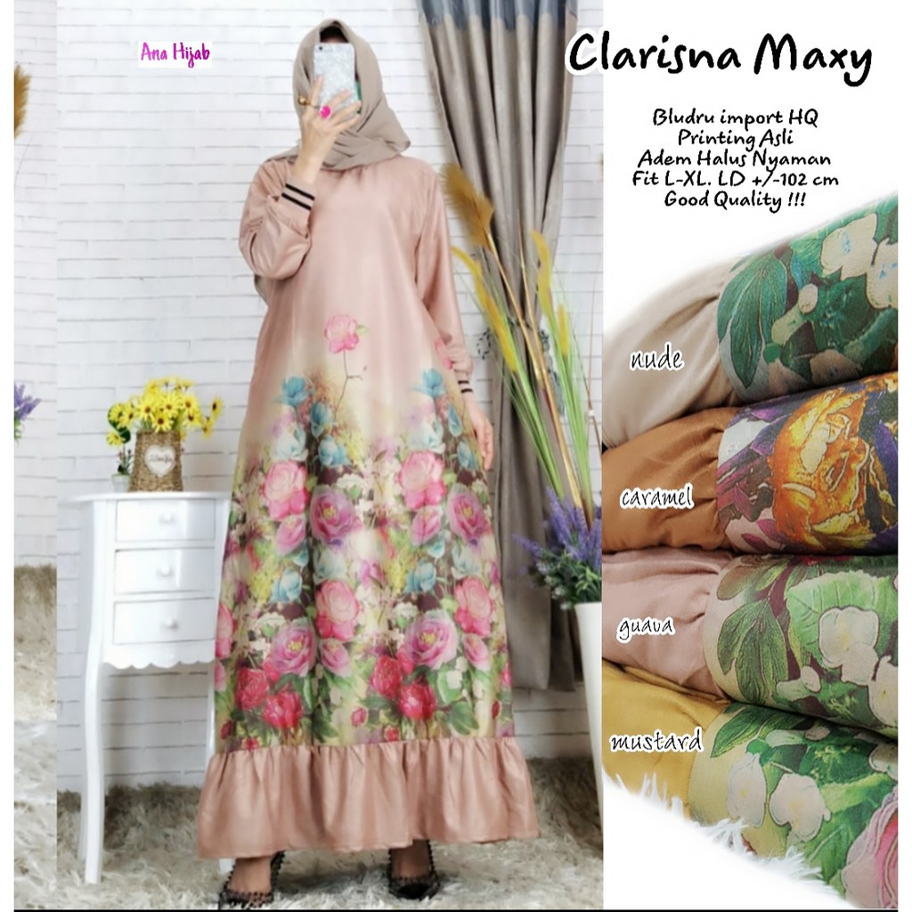 GAMIS CLARISNA MAXY ANA HIJAB  0407