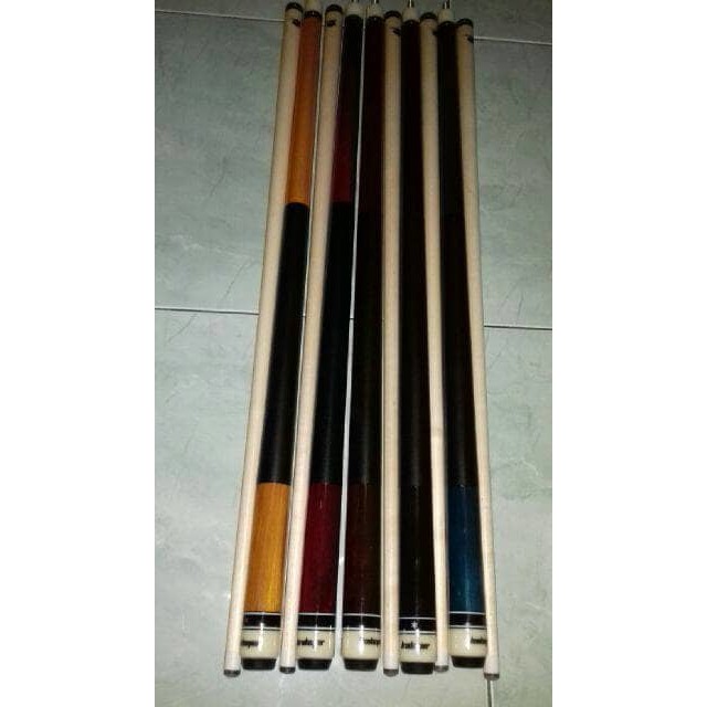 stik billiard leadsuper polos kayu maple diameter 13mm biliard bilyard