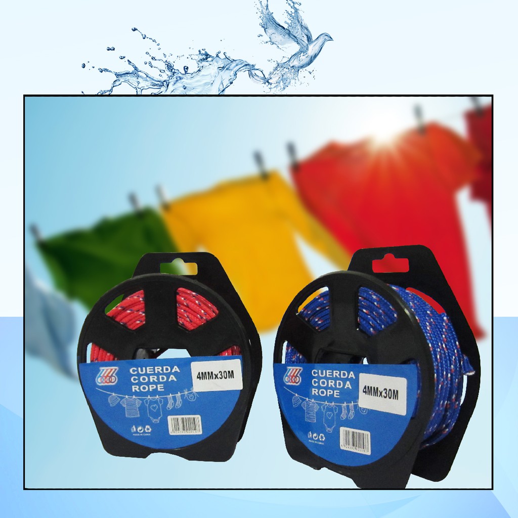 Tali Tambang Jemuran Pakaian Baju 4Mm X 20 Meter