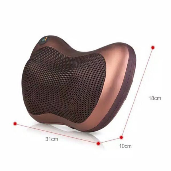 Alat Pijat Elektrik 8 Roller Bantal Pemijat Massage Pillow Heat Control Technology Otomatis Kusuk-8