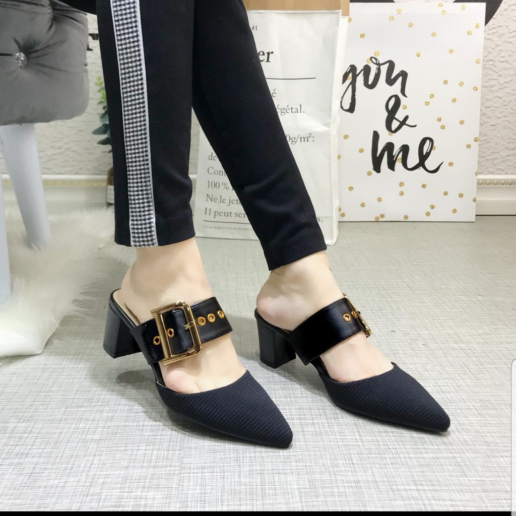  Sandal  High Heels Hak  Tahu  Wanita Gesper SDH188 Shopee  