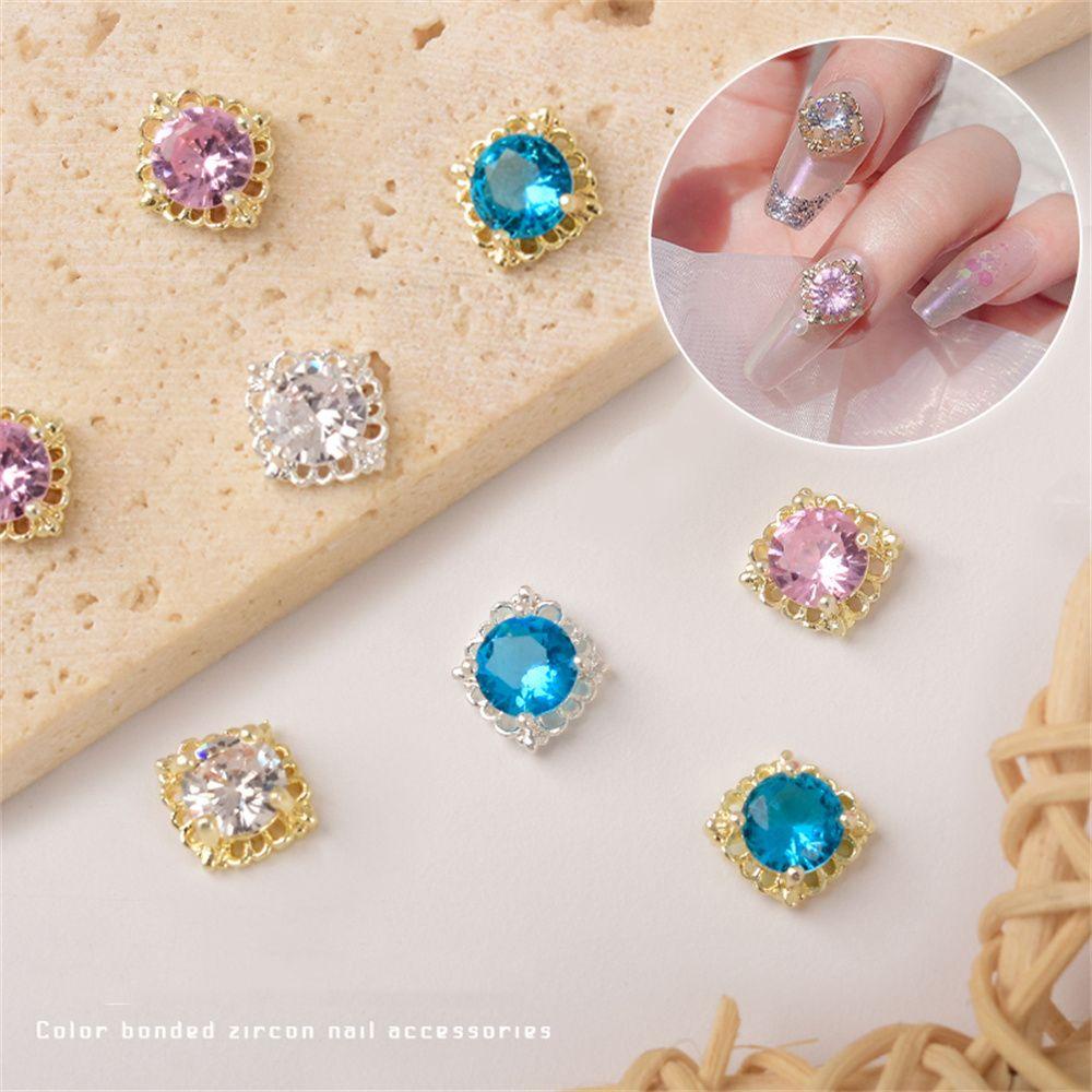 Preva Kuku Berlian Imitasi Indah Glitter Zirkon Kristal Nail Art Perhiasan