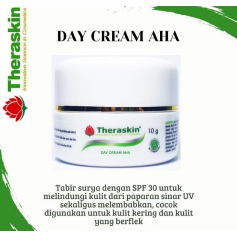 Theraskin Day cream aha cream pagi flek glowing