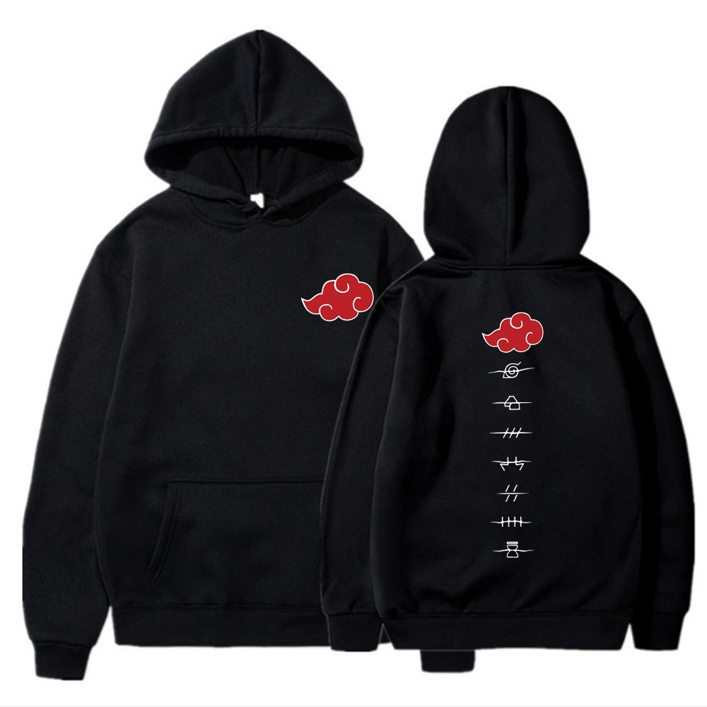 MYSTIQUE.ID-HOODIE NARUTO MERAH  LUCU DAN AESTHETIC