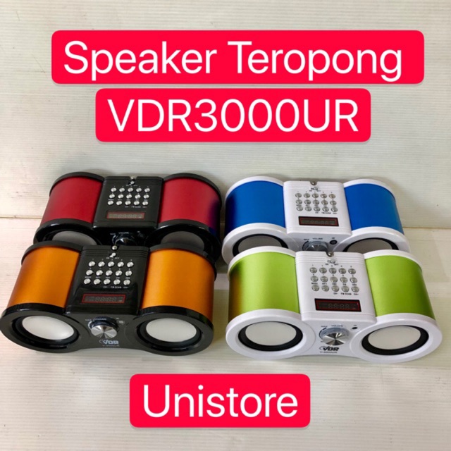 Speaker usb teropong V3000UR (Tanpa Memori)