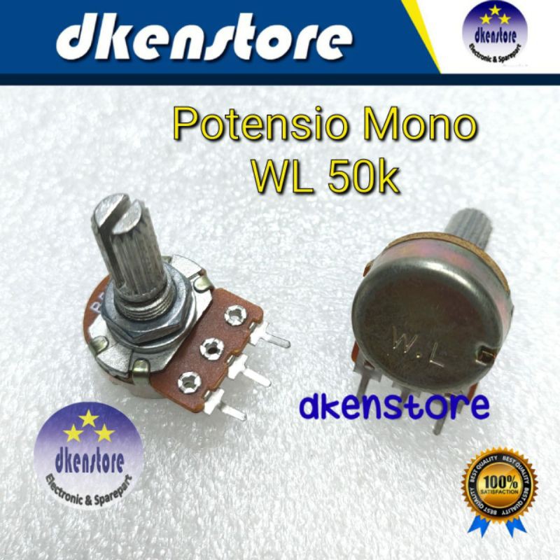 Potensio Mono 50K Potensiometer Murah