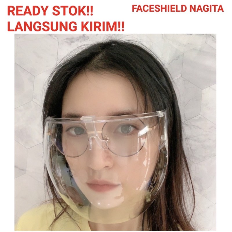 [ Acrylic ] Face Shield Acrylic / Faceshield Acrylic / Face shiled Sultan / Face shield Artist