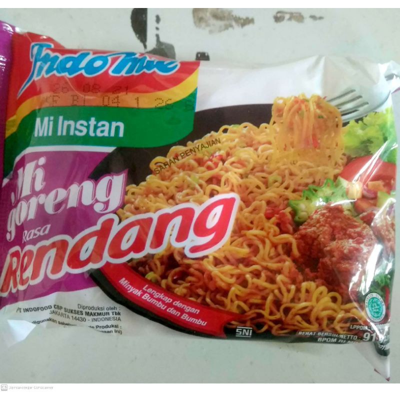 

Indomie Mi Goreng Rendang