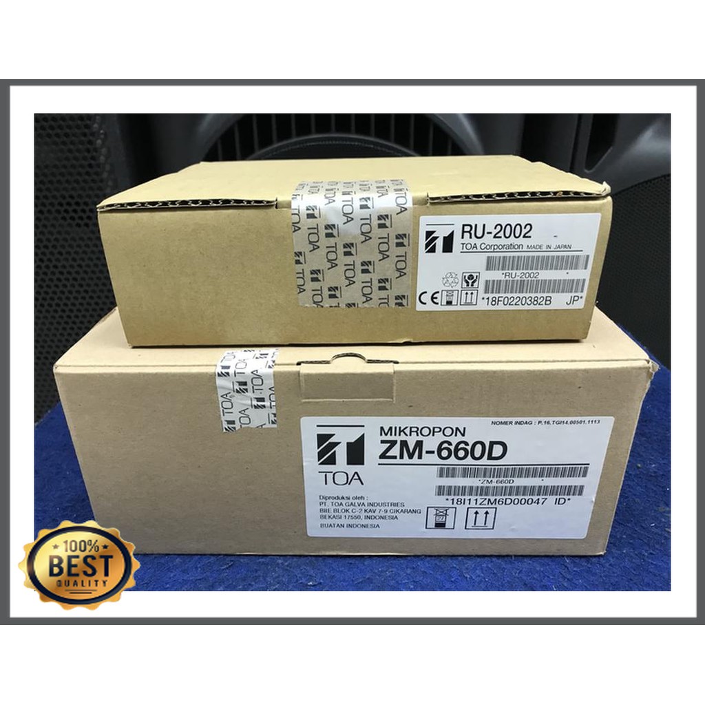 Mishad Shop -  Paging Mic TOA ZM660D W/RU2002/ Mic Paging TOA ZM660D W/RU2002 GU-5117-1556