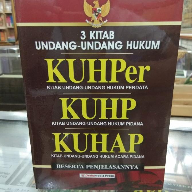 

3 kitab undang-undang hukum KUHPer KUHP KUHAP GRATIS ONGKIR