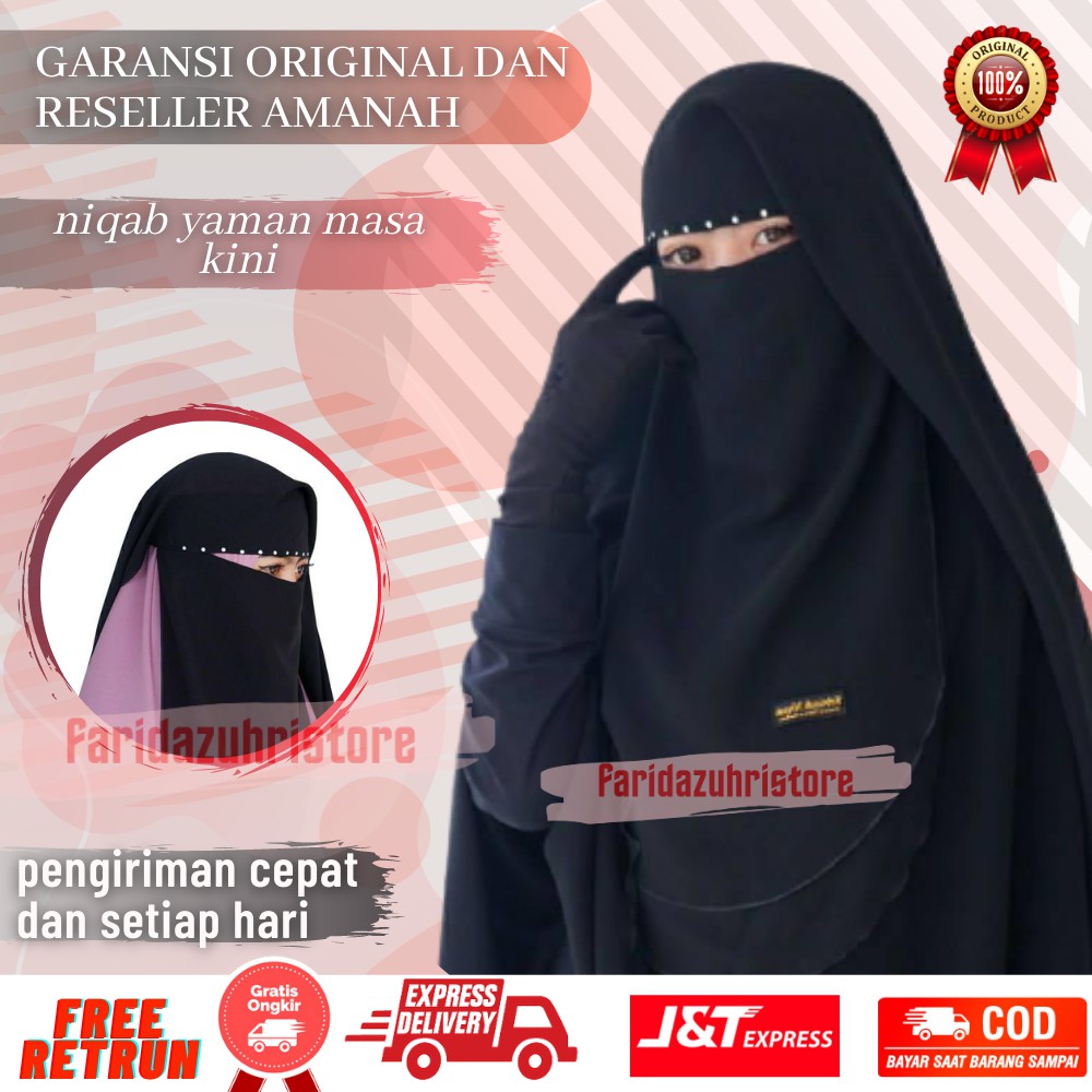 Niqab Cadar Niqob Kain Hijab Niqab Yaman Cadar Pengantin Hijab Pengantin Cadar Kerudung Hijab Cadar 