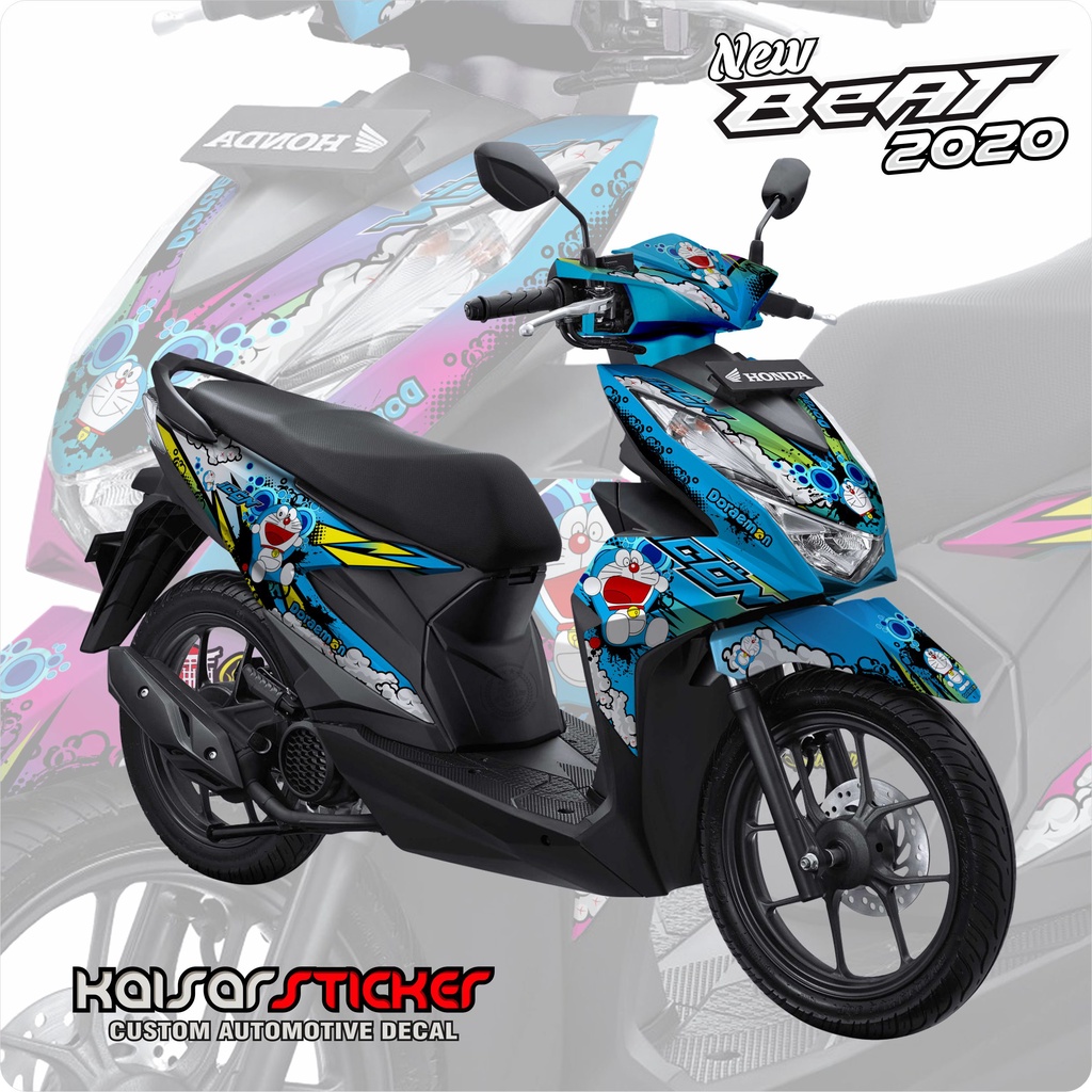 Dekal Stiker Beat Street Deluxe 2020-2023 Full Body New Doraemon