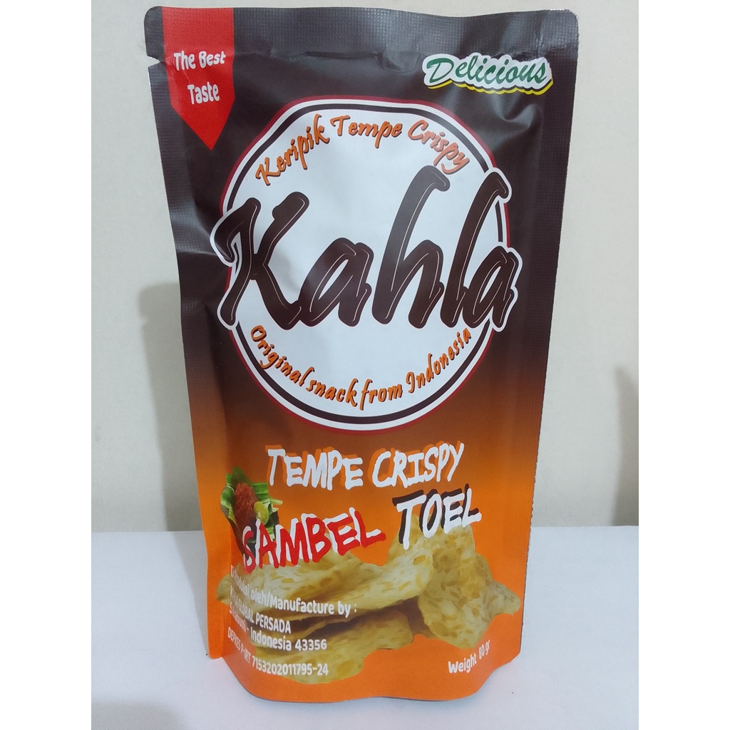 

KAHLA KERIPIK TEMPE CRISPY SAMBEL TOEL