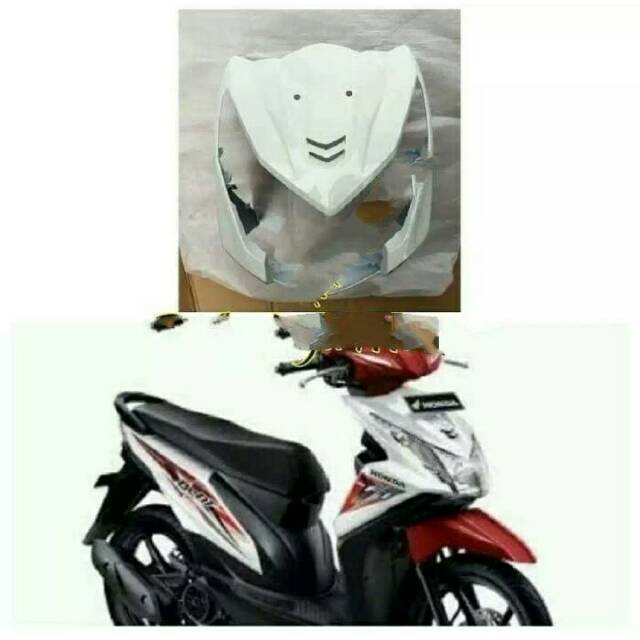 Tameng Depan Beat Fi 2013 2015 Warna Putih