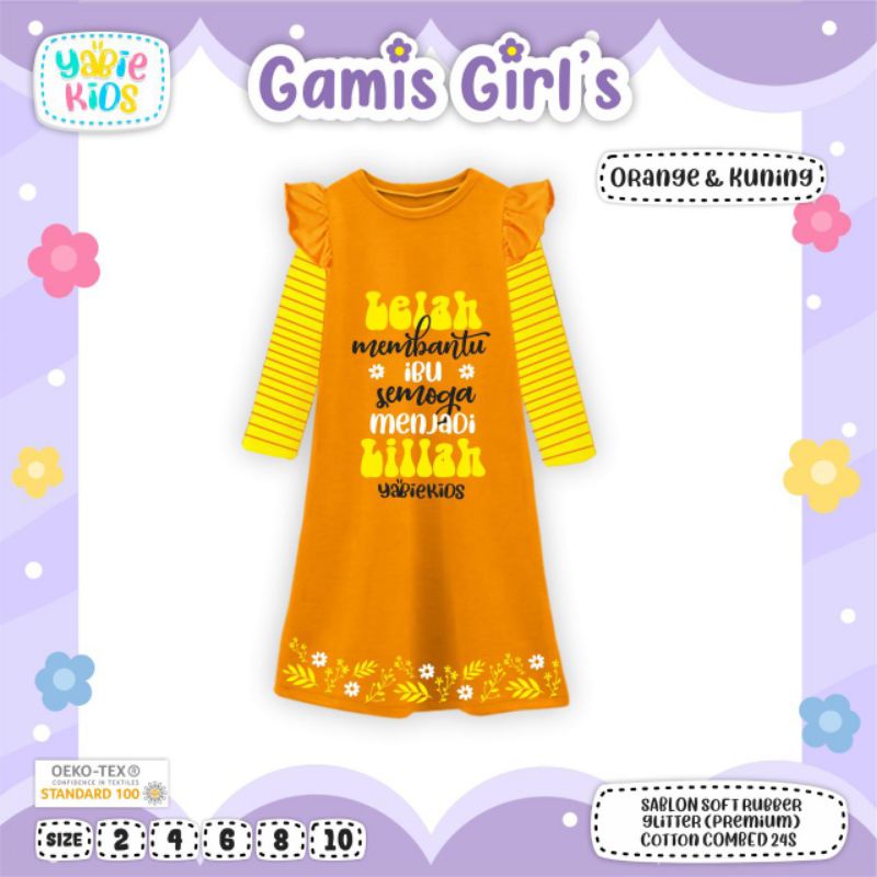 OPEN PO**GAMIS GIRL by Yabie Kids*