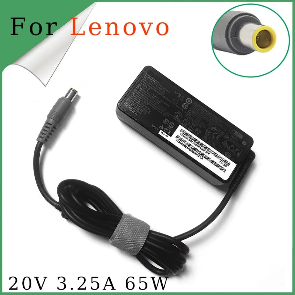 ORIGINAL Charger Adaptor LenovoB490 B590 V580  T410 T420 T430 X220 X230 20v-3.25A