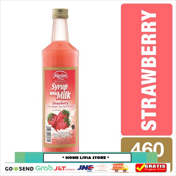 

Marjan Boudoin Milk Strawberry 460 ml