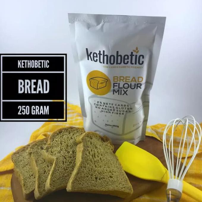 

Sale!! Ketobetic Bread / Tepung Keto Khusus Roti 250Gram Terbaru