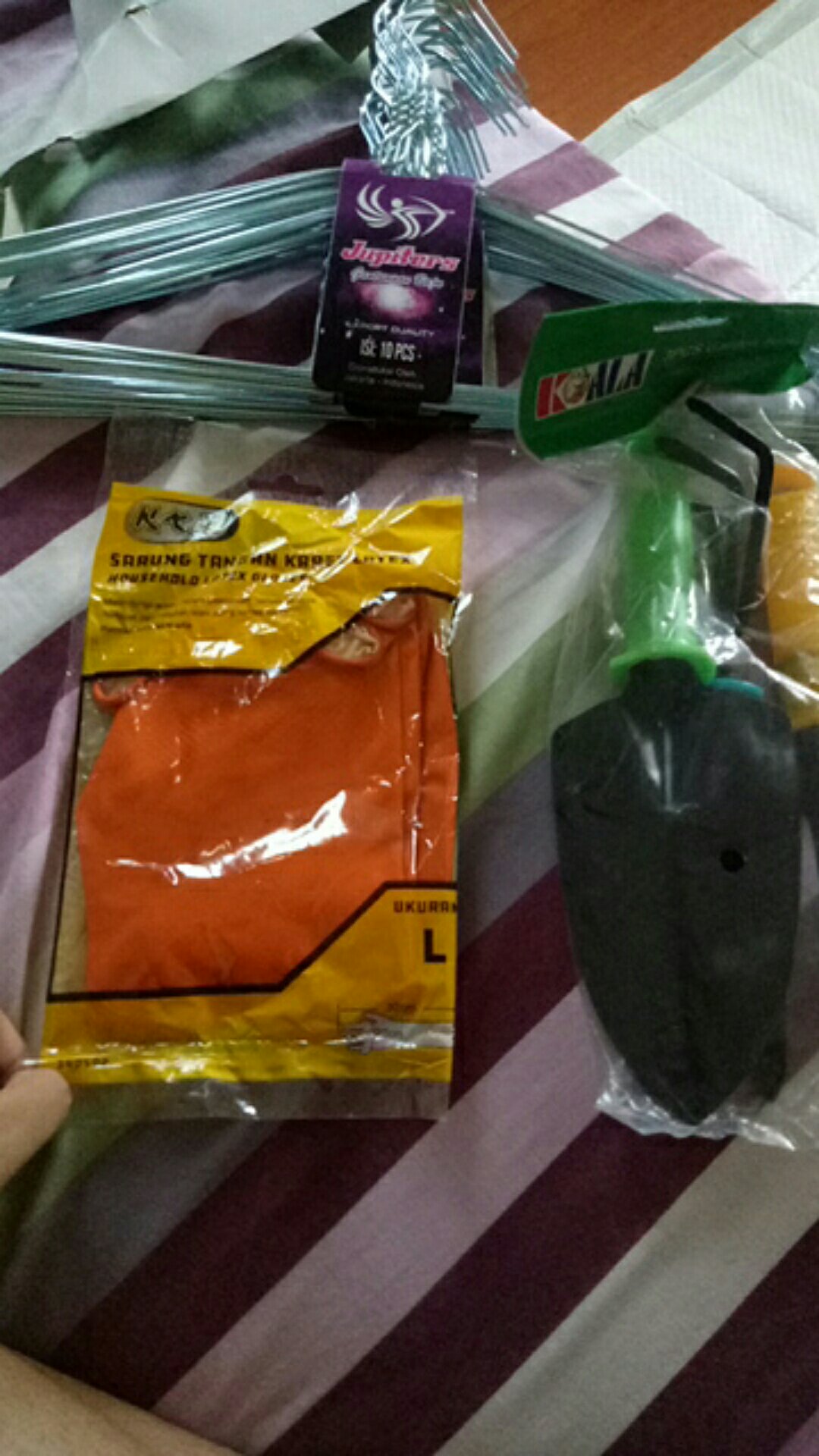 Termurah Sarung Tangan Karet Ukuran L(22cm)