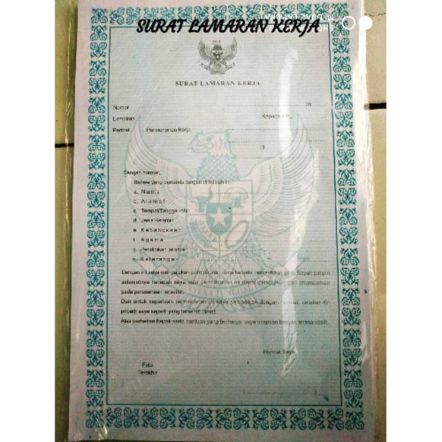 12+ Kertas Surat Lamaran Kerja