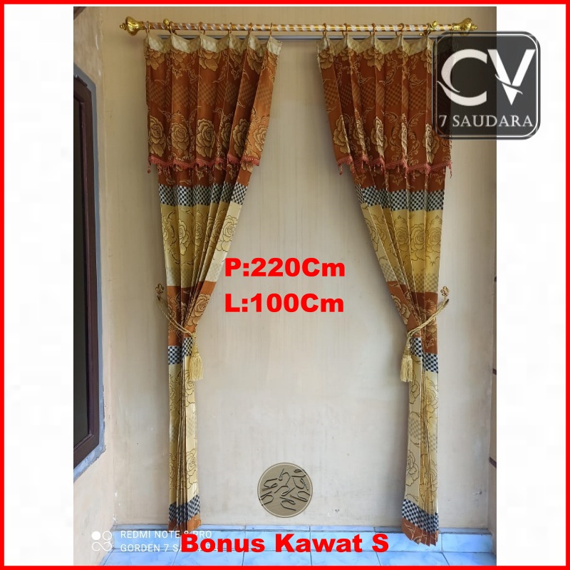 Gorden Joda Prada Rumabai Poni Tempel Hordeng Jendela Horden Cendela Jodha Plisket Free Kawat S Mura