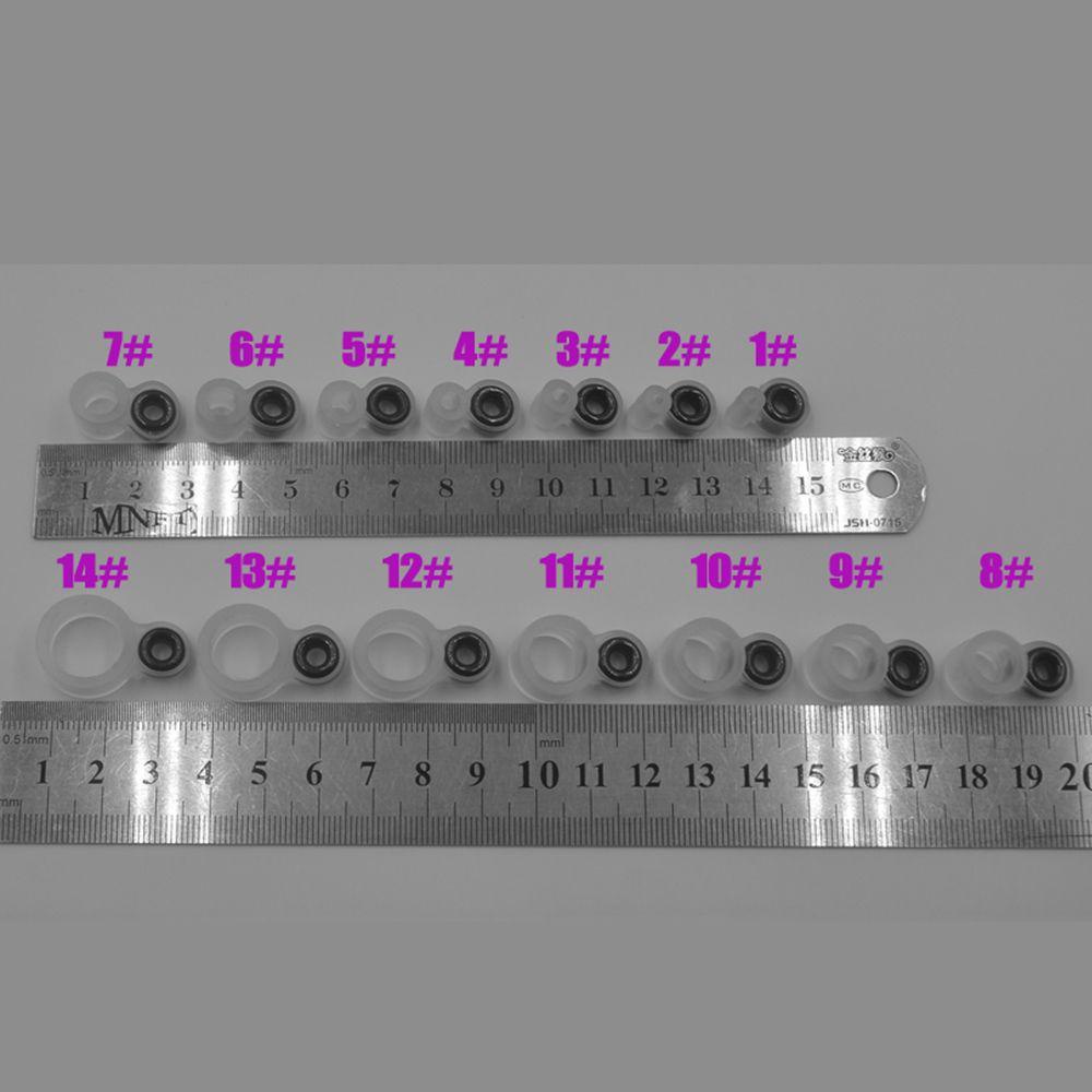 Top 14Pcs Cincin Kawat Pancing High Quaility O Ring 1-14 Cincin Keramik Mata diameter Internal